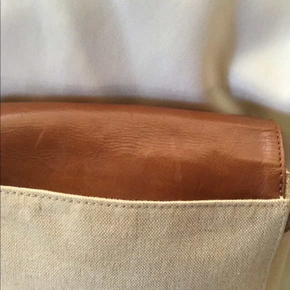 Etienne Aigner Brown and Cream Crossbody Bag - Picture 3 of 8